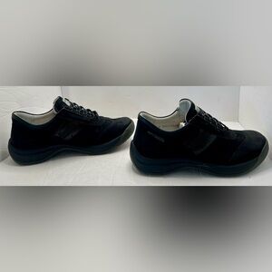 MEPHISTO BLACK SUEDE LASER RUNOFF  SHOES SNEAKERS MADE IN PORTUGAL SIZE 6